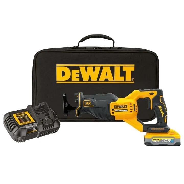 DEWALT 20V MAX XR Cordless Reciprocating Saw Kit - Brushless Power for Pro Demolition