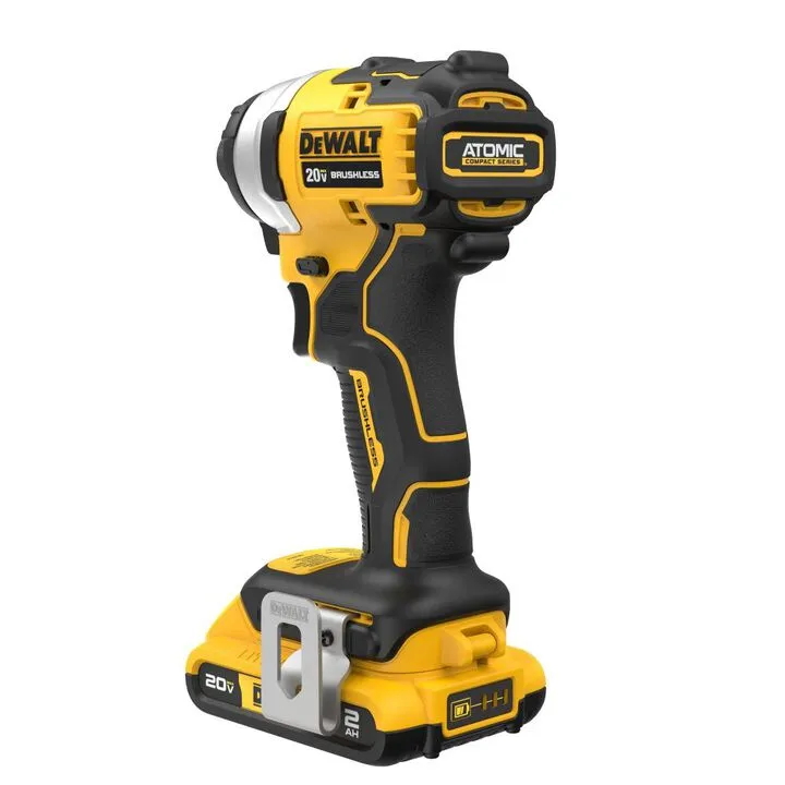 DEWALT Atomic 20V Max 1/4 Inch Compact Impact Driver 2 Pack Kit - High-Performance Professional Edition 4