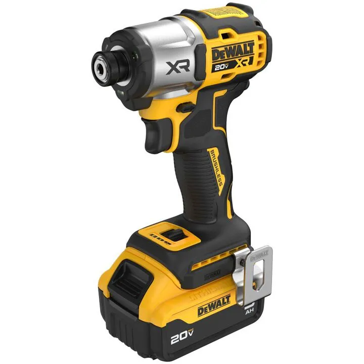 DEWALT 20V MAX XR 1/4 Inch Impact Driver Kit - High-Performance Cordless Precision 1