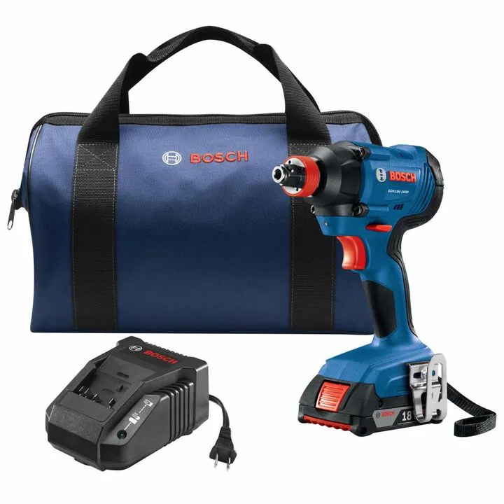 Bosch 18V Freak 2-in-1 Impact Driver Kit (1/4in & 1/2in Chuck)