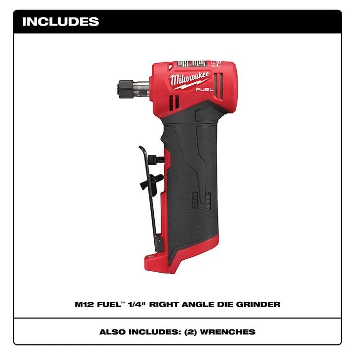 Milwaukee M12 FUEL Right Angle Die Grinder (Bare Tool) 1