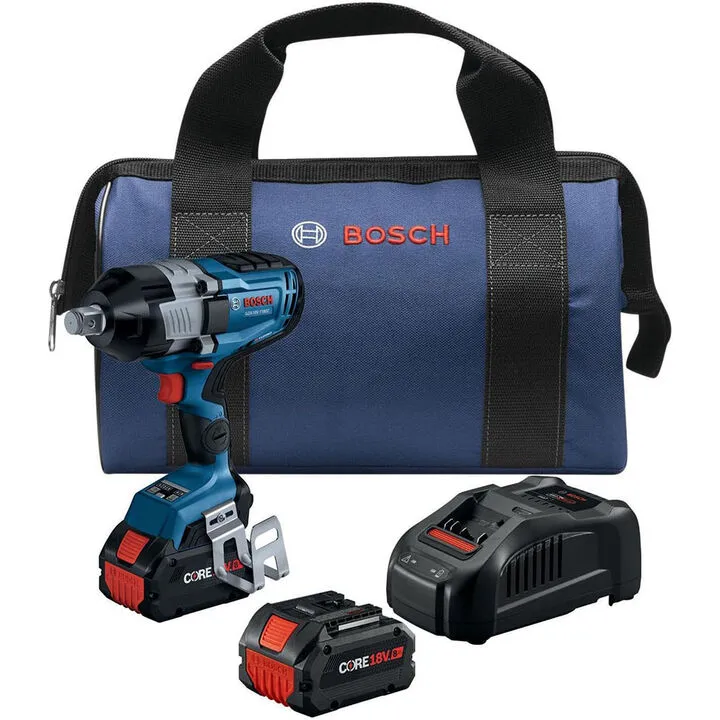 Bosch 18V 3/4 In. Impact Wrench Kit - High-Performance Professional Fastening Solution
