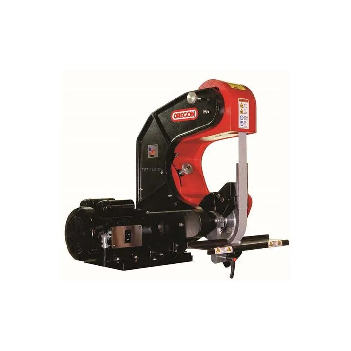 Oregon 1/2 Inch x 60 Inch Industrial Belt Grinder with Heavy-Duty Pedestal 1