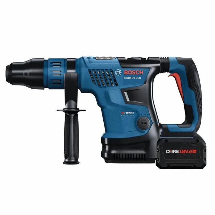 Bosch PROFACTOR 18V Hitman 1-9/16in Rotary Hammer Kit - High-Performance Cordless Power 4