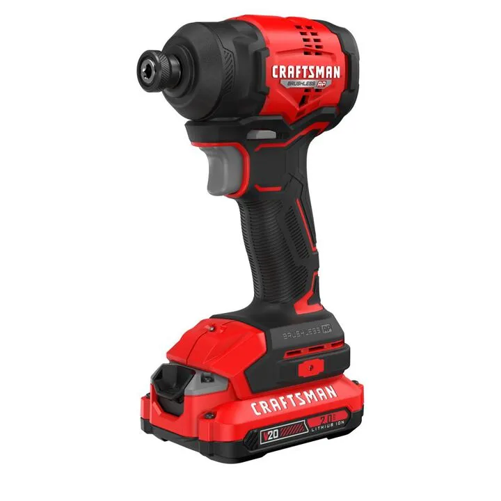 CRAFTSMAN V20 BRUSHLESS RP Compact Impact Driver Kit 1