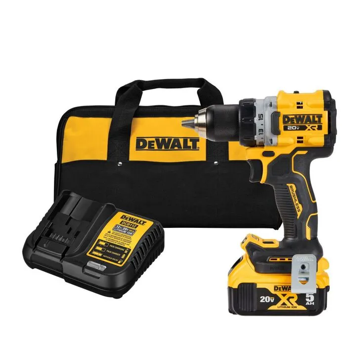 DEWALT 20V MAX XR High-Performance Brushless 1/2-Inch Drill and Driver System 1