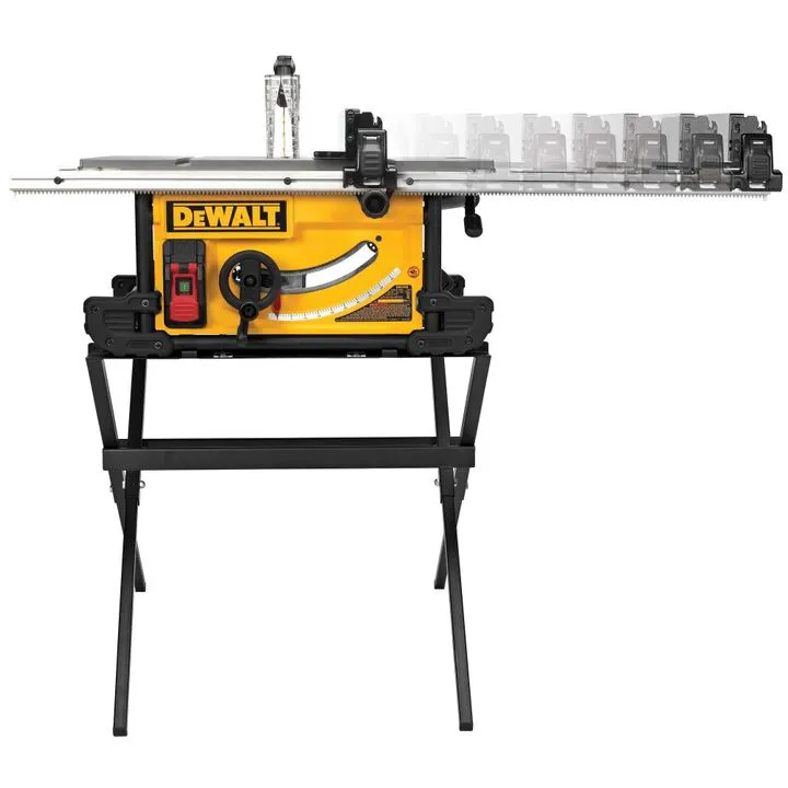 Professional Scissor Stand for DEWALT 10 In. Job Site Table Saw 5