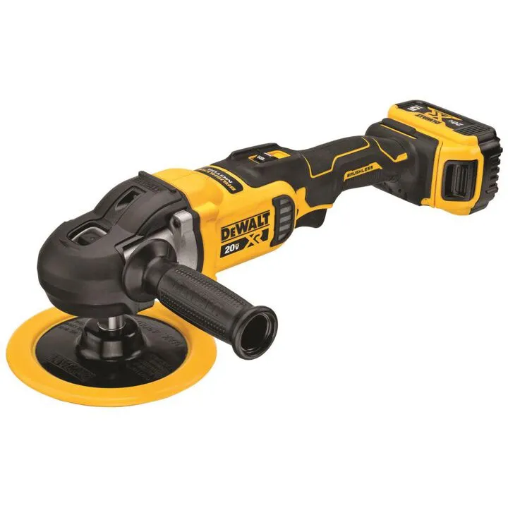 DEWALT 20V MAX XR 7 in (180mm) Cordless Variable Speed Rotary Polisher Kit 3