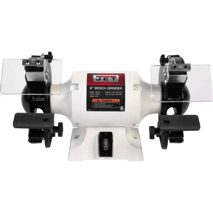 JET 8-inch Industrial Bench Grinder - Precision Metalworking Powerhouse