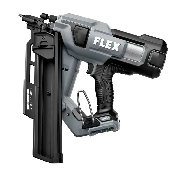 FLEX 24V Brushless 21-Degree Framing Nailer (Bare Tool) 1
