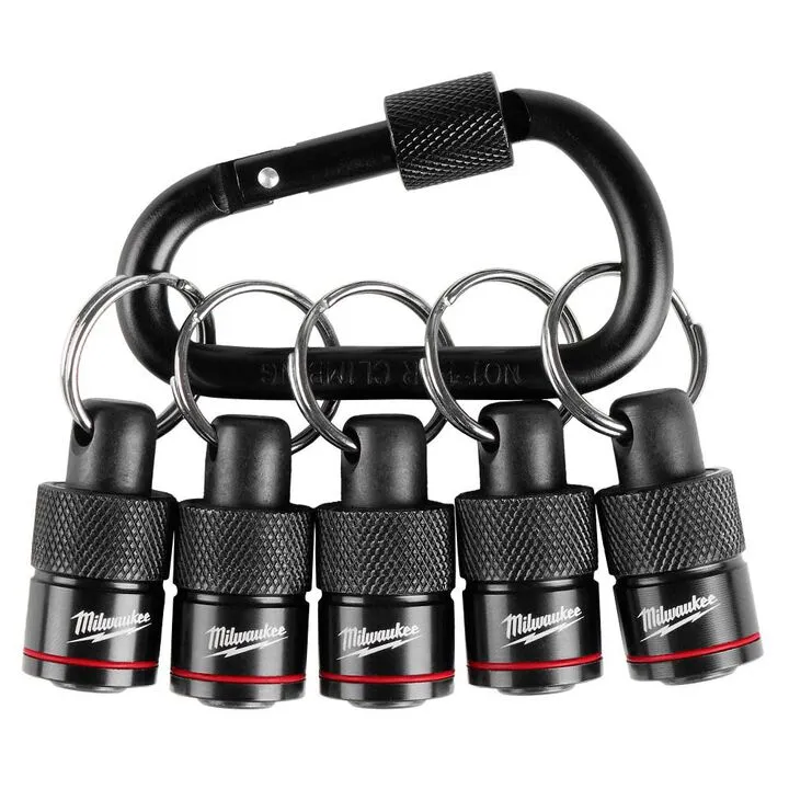 Milwaukee 4PC Solid Wire Stripper Set with Quick-Twist Connector Socket & 5PC Bit Holder 2