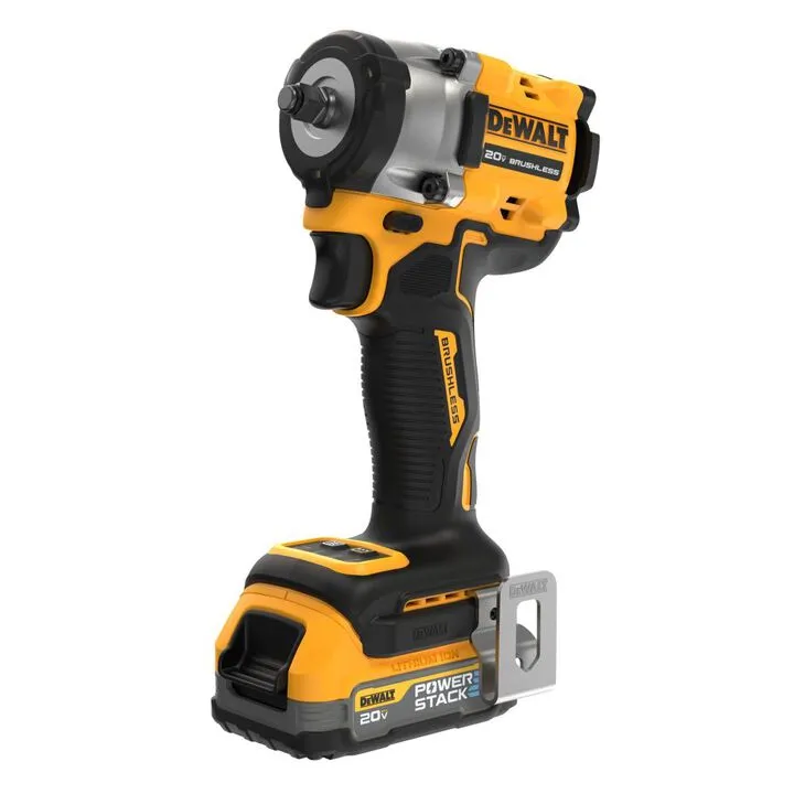 DEWALT 20V MAX 3/8in Compact Impact Wrench & POWERSTACK Compact Battery Kit 1