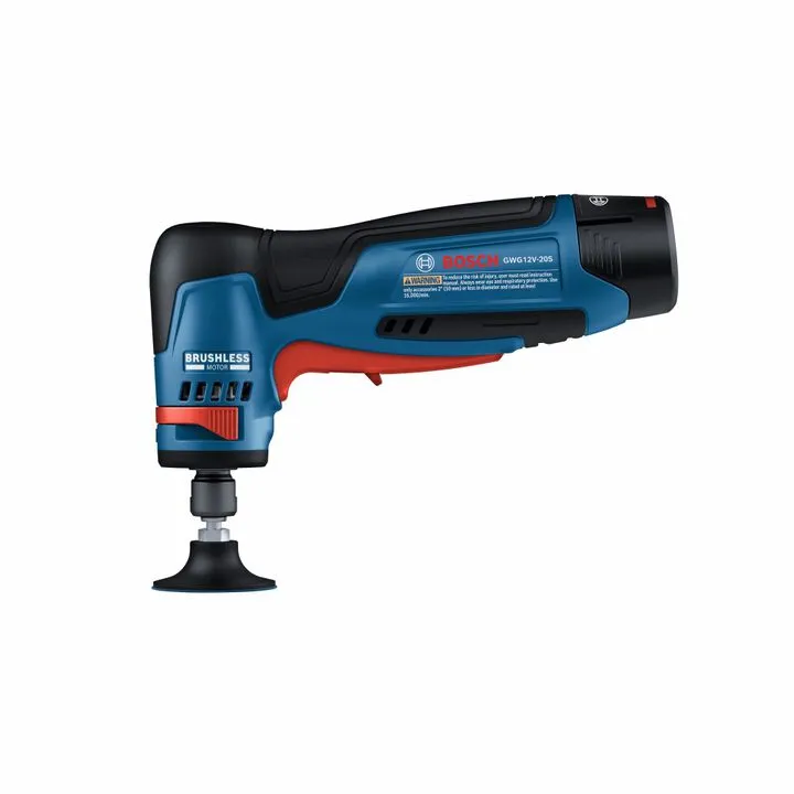 Bosch 12V Max Brushless 1/4 Inch Right Angle Die Grinder Kit (2x 3Ah Batteries) 3