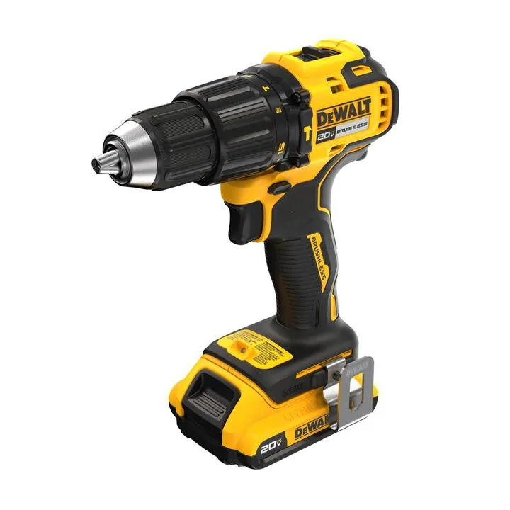 DEWALT 20V MAX Brushless Cordless 1/2in Hammer Drill Kit - High-Performance Professional Tool 3