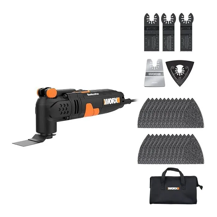 Worx Sonicrafter 3A Corded Oscillating Multi-Tool - High-Performance Precision Cutting