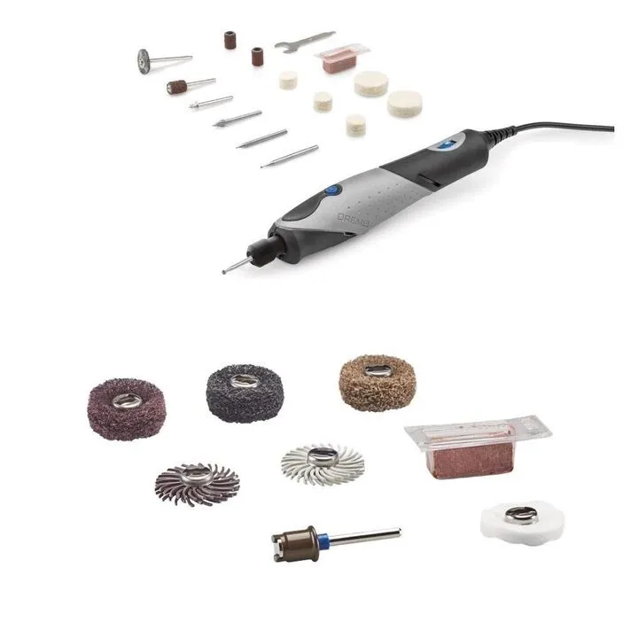 Dremel 120V Corded Rotary Tool Kit & Comprehensive Accessory Bundle