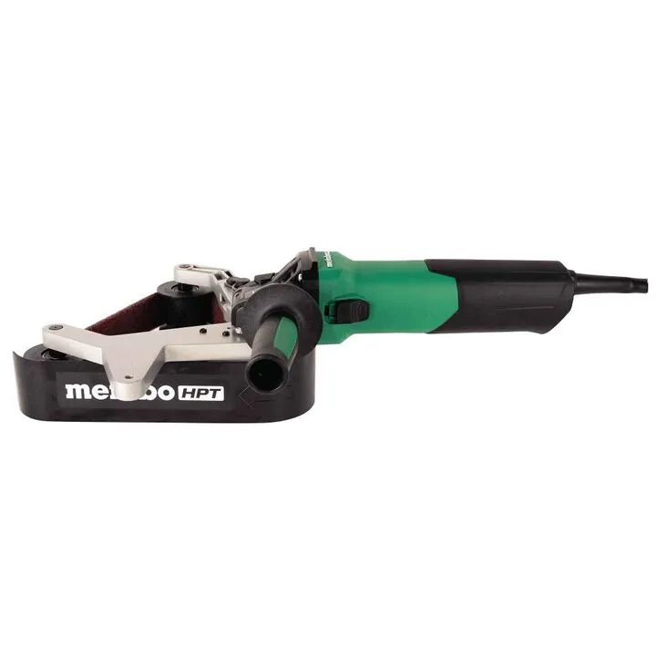 Metabo HPT RBE 15-180 Set Tube Belt Sander for Metal - High-Torque Industrial Polishing
