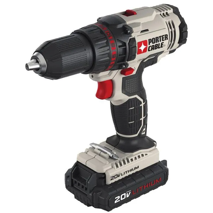 Porter Cable 20V 1/2-Inch Lithium-Ion Cordless Drill (PCC601LB) Kit 3