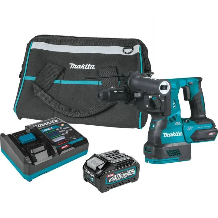 Makita 40V max Brushless 1-1/8in SDS-Plus AVT Rotary Hammer System
