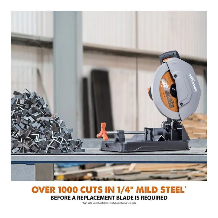 Evolution 14-inch TCT Multi-Material Chop Saw - Precision Metal Cutting System 1