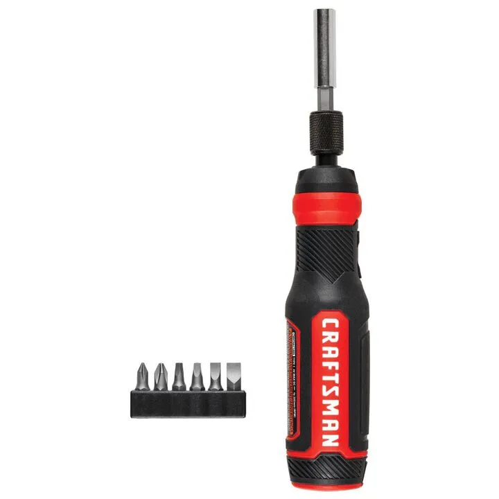 CRAFTSMAN 4V MAX Cordless Screwdriver (8-Piece Set) - Compact Precision for Light-Duty Tasks 4
