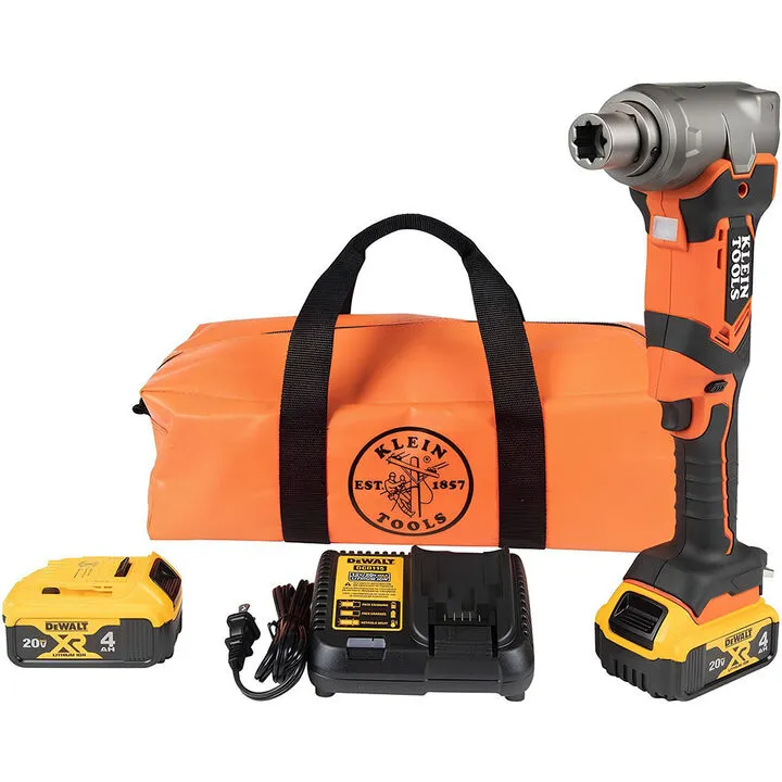 Klein Tools 90-Degree Right-Angle Impact Wrench Kit - Professional Grade Precision