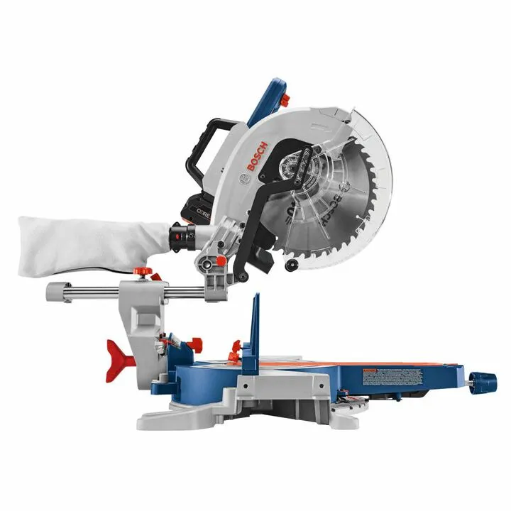 Bosch PROFACTOR 18V Surgeon 12in Dual Bevel Slide Miter Saw Kit with 1 CORE18V 8.0 Ah Battery 4