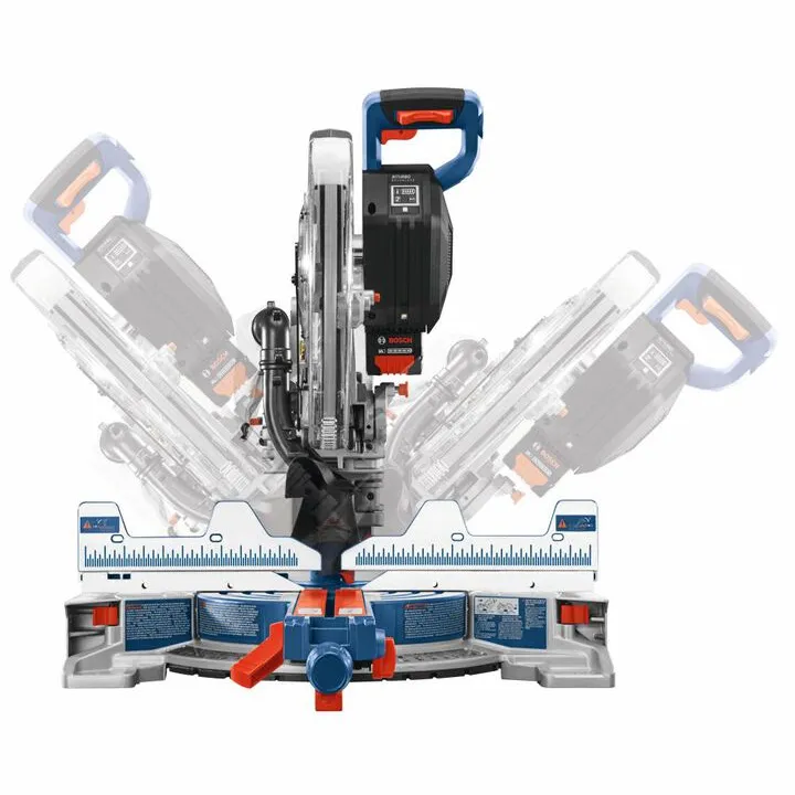 Bosch PROFACTOR 18V Surgeon 12in Dual Bevel Glide Miter Saw Kit - Precision Engineering for Professionals 3