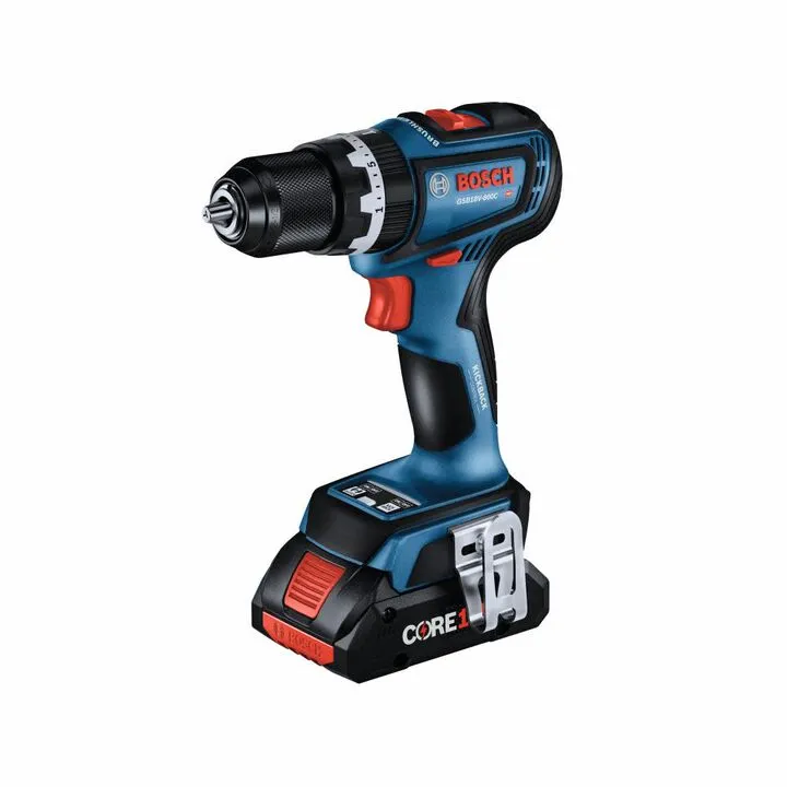 Bosch 1/2 Inch Connected-Ready Hammer Drill/Driver Kit with CORE18V 4 Ah Advanced Power Battery 2