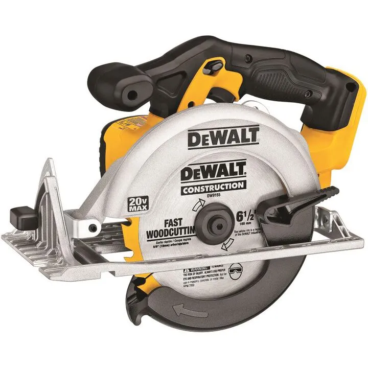 DEWALT 20V Max 6-1/2 in Cordless Circular Saw Starter Kit with Battery & Charger 2