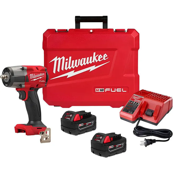 Milwaukee M18 FUEL 3/8-inch Mid-Torque Impact Wrench Kit with Protective Boot 7