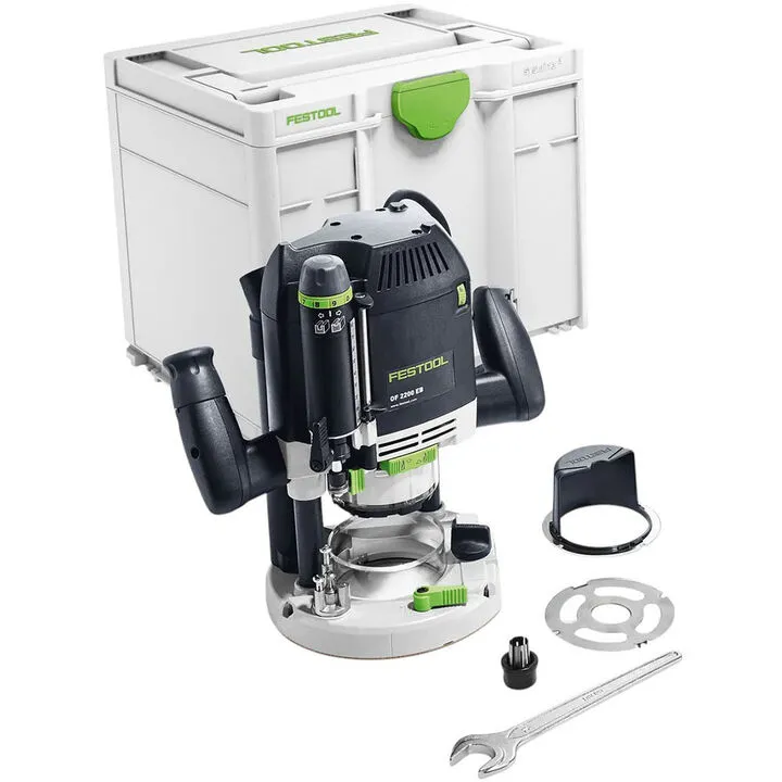 Festool OF 2200 EB-F-Plus Plunge Router with Systainer - Professional Grade Precision