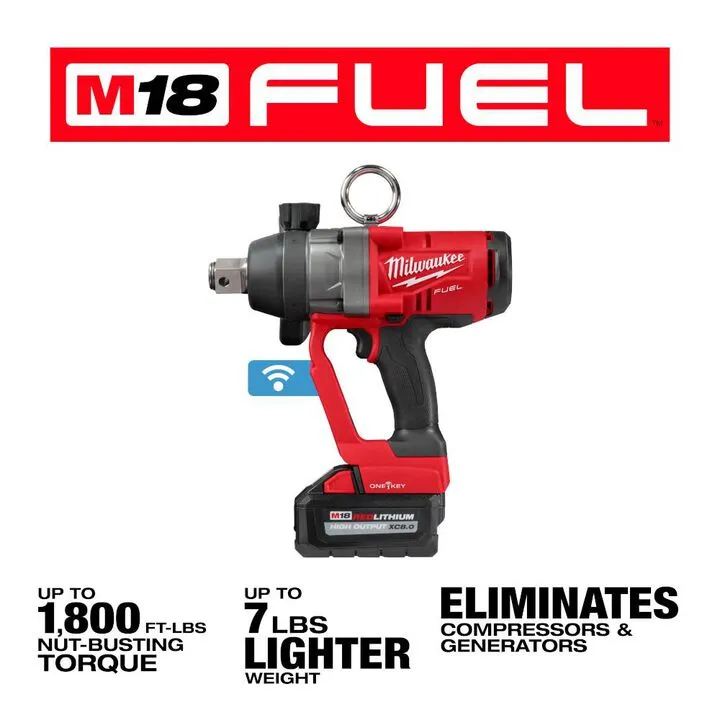 Milwaukee M18 FUEL 1-inch High Torque Impact Wrench with ONE-KEY Kit 3