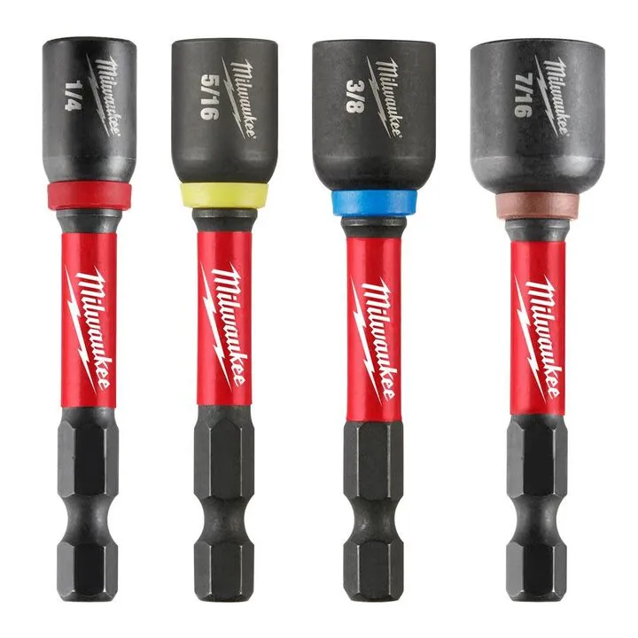 Milwaukee M18 FUEL Right Angle Attachment Kit with 60pc SHOCKWAVE Impact Duty Set & 4pc Magnetic Nut Drivers 3