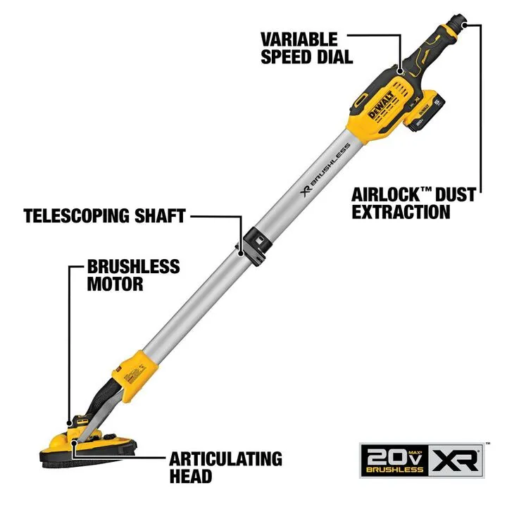 DEWALT 20V Max Series Professional Cordless Drywall Surface Finishing System 2