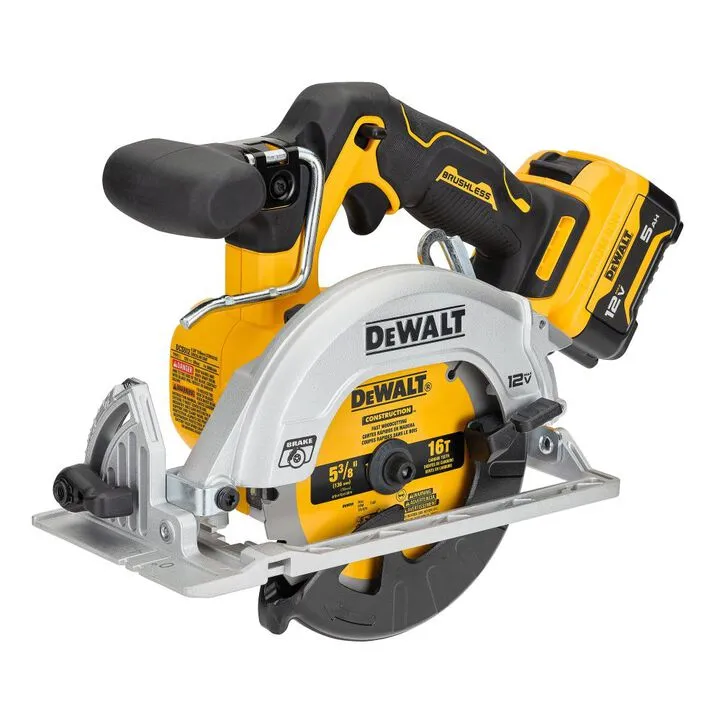 DEWALT Xtreme 12V Max 5-3/8 in Brushless Cordless Circular Saw Kit - Precision & Portability 3