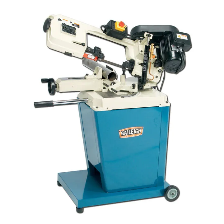 Baileigh BS-128M Portable Metal Cutting Band Saw - 110V Precision Tool