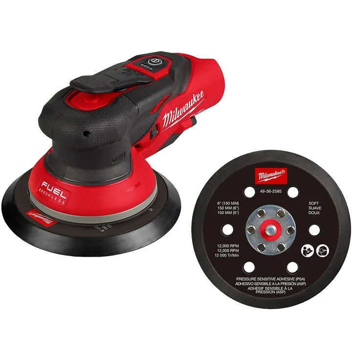Milwaukee M12 FUEL 6-Inch Random Orbital Sander (Bare Tool)