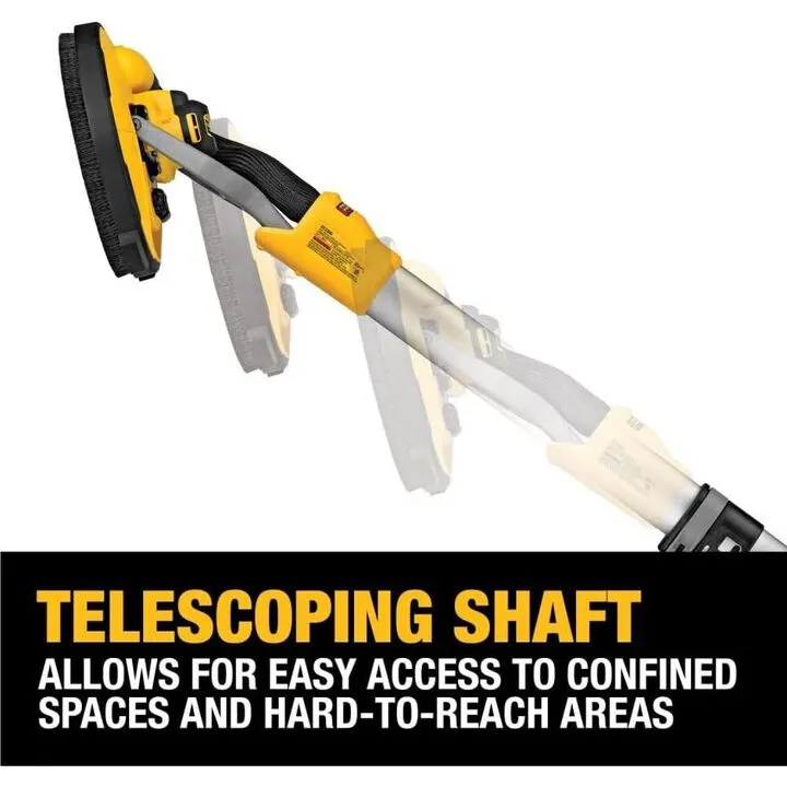 DEWALT 20V MAX Cordless Drywall Sander & Hard Backing Pad Professional Bundle 8