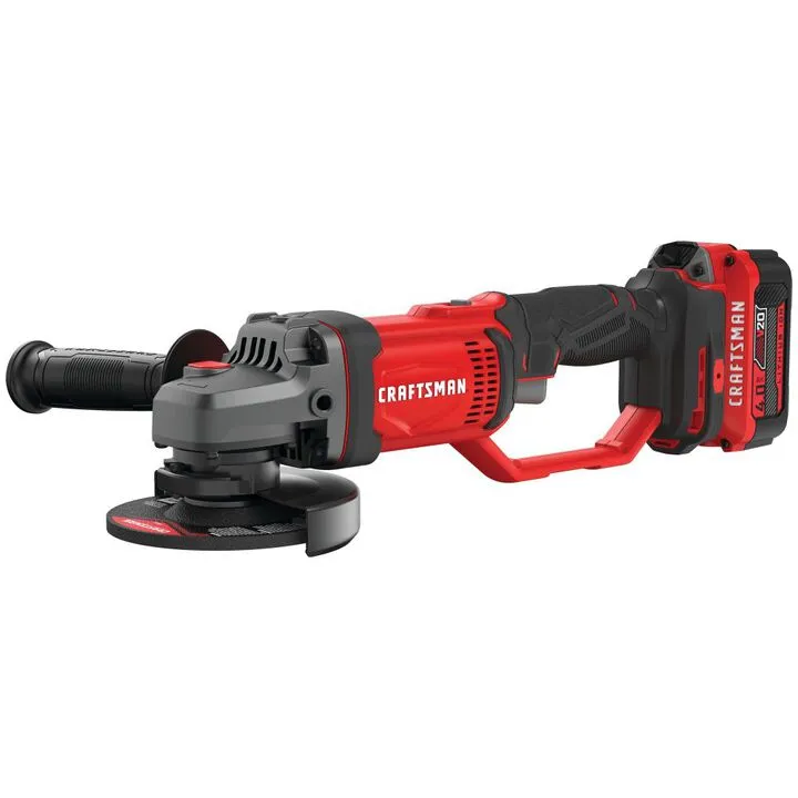 CRAFTSMAN V20 Cordless 4-1/2 Inch Small Angle Grinder - Optimized for Precision DIY Projects