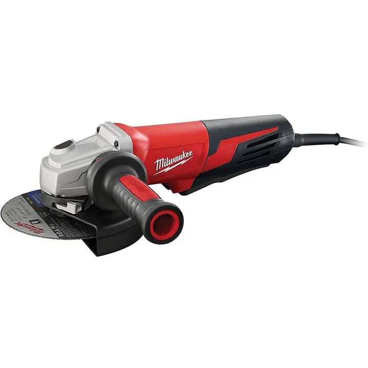 Milwaukee 13 Amp 6 in. Small Angle Grinder (Paddle No-Lock)