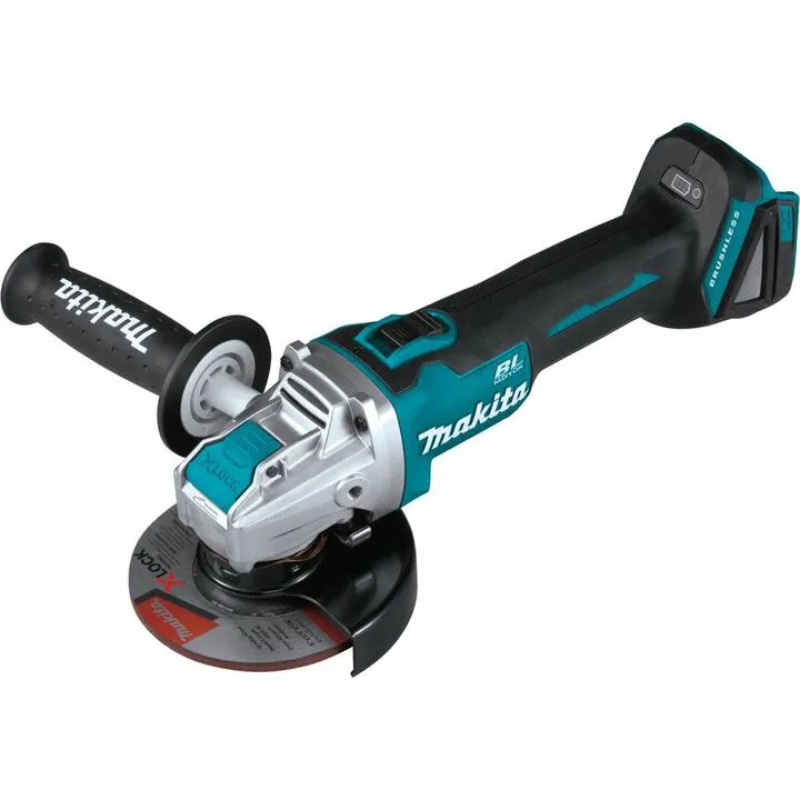 Makita 18V LXT Brushless Cordless 5-Inch X-LOCK Angle Grinder with AFT Safety System