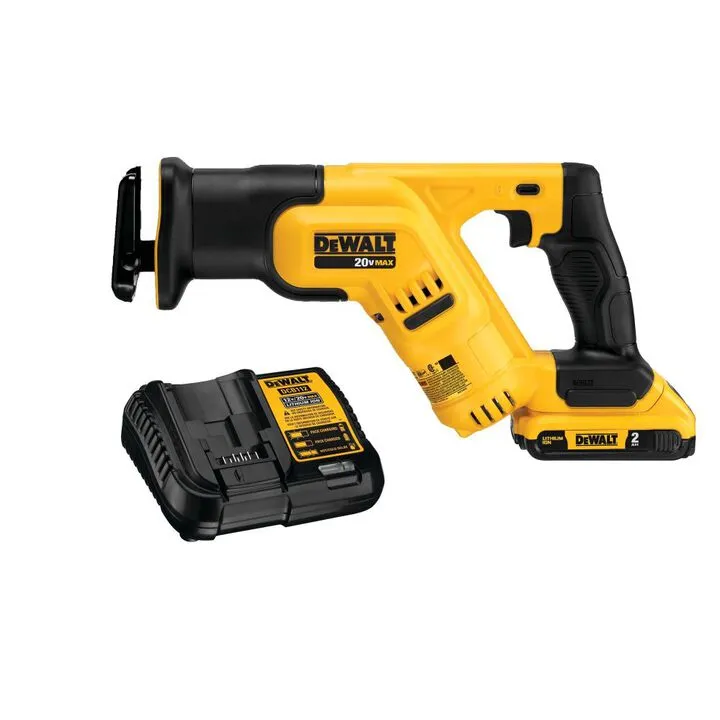DEWALT 20V MAX Cordless Compact Reciprocating Saw Kit - High-Performance Demolition Tool