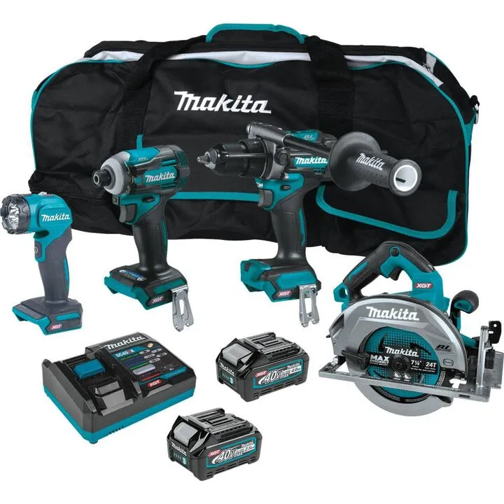 Makita 40V max XGT 4pc Combo Kit - Industrial Grade Power Solution