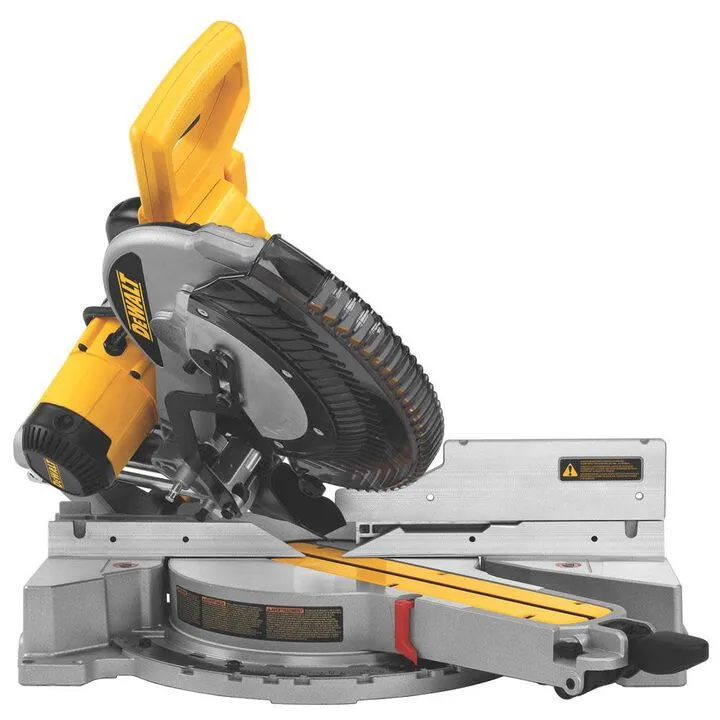 DEWALT 12 in. Double Bevel Sliding Compound Miter Saw with Heavy-Duty Wheeled Stand 7