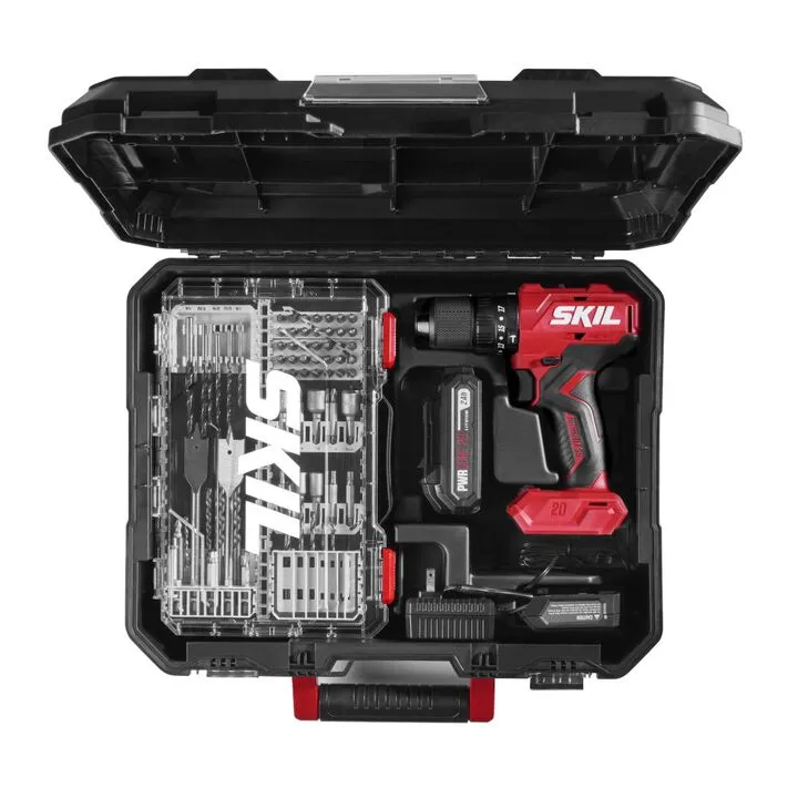 SKIL PWR CORE 20 Brushless 20V Hammer Drill Kit with Optimized Performance Set 4