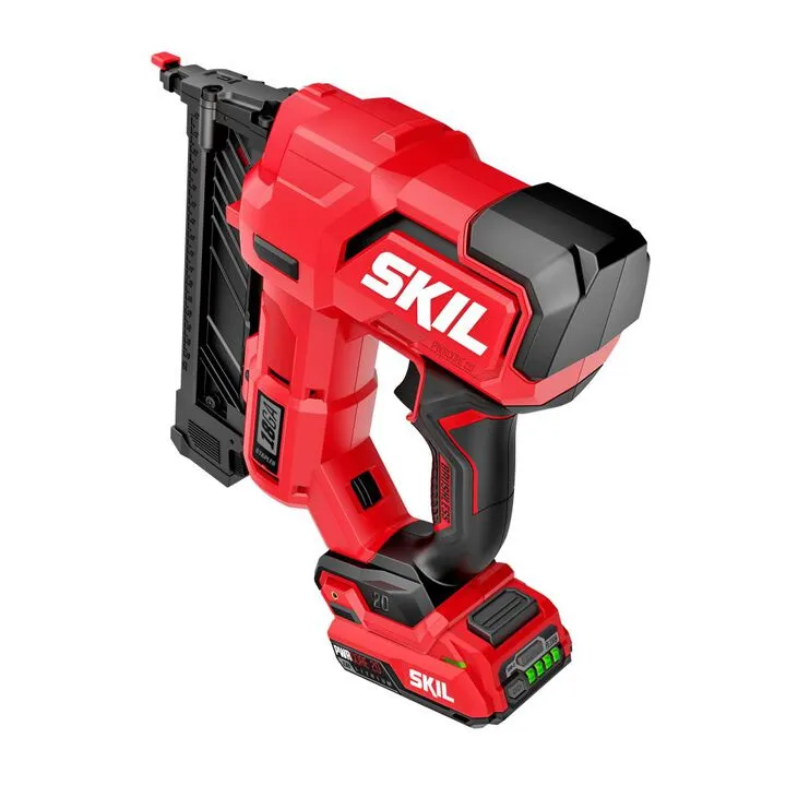 SKIL PWR CORE 20 Brushless 20V 18 Gauge 1/4 Inch Narrow Crown Stapler Kit - Professional Cordless Performance 2