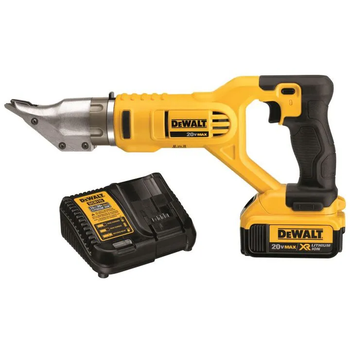 DEWALT 20V MAX 18-Gauge Cordless Swivel Head Shears Kit