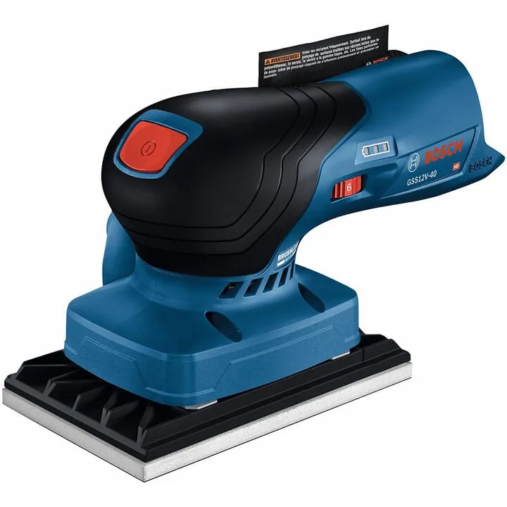 Bosch 12V Max Orbital Finishing Sander (Bare Tool) - Reconditioned Professional Grade