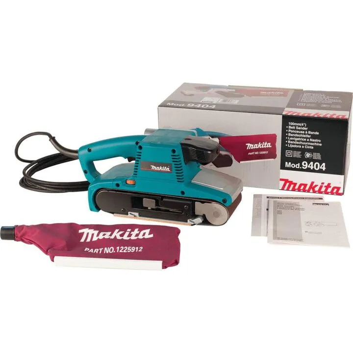 Makita 4in x 24in Variable Speed Belt Sander - High-Performance Woodworking Tool 1